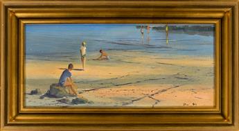ROBERT BLISS Boys on the Beach, Provincetown Flats.